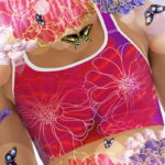 Madrid (VIII) T-Racerback Bra