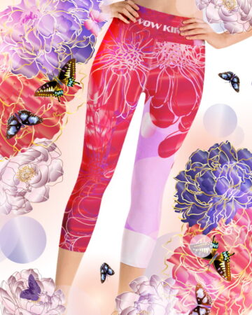 Madrid (VIII) Low-Rise Capri Leggings
