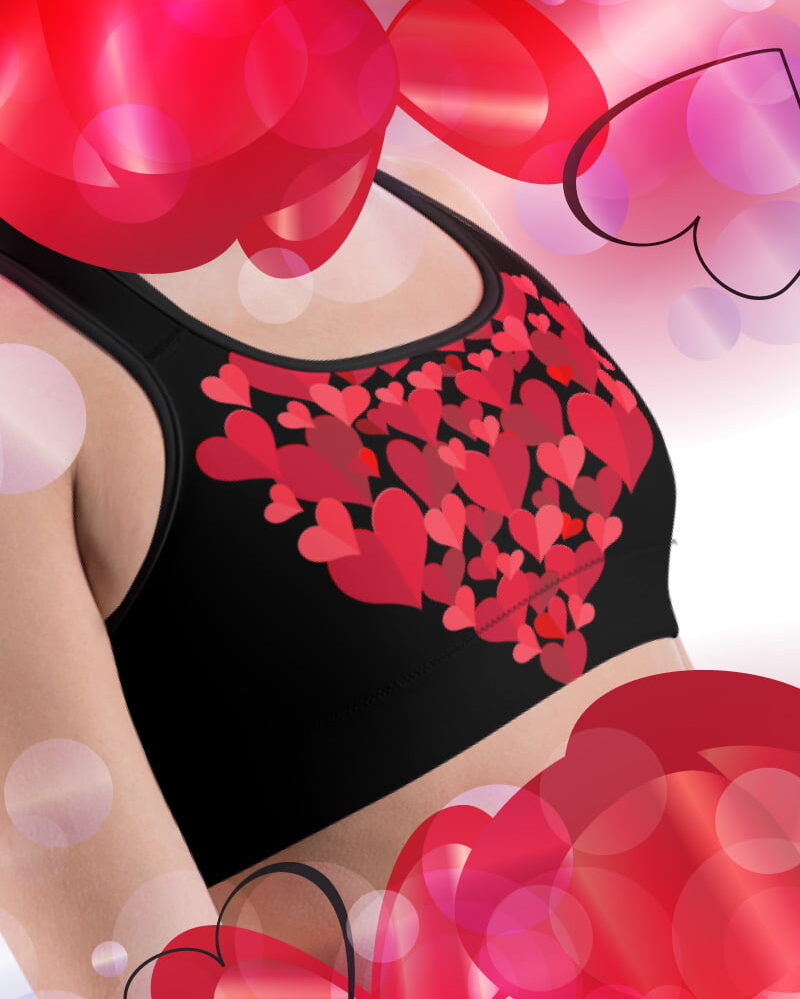 UK-Bra-294 A-1-3 Cowen (I) T-Racerback Bra