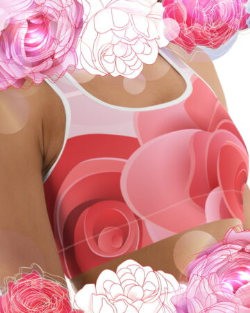 Kikuko (II) T-Racerback Bra