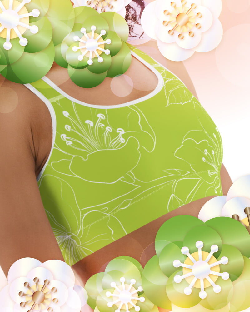 UK-Bra-238 N-1-3 Kenji XIV T-Racerback Bra